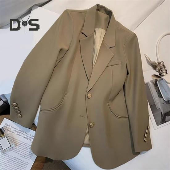Dámský kostýmek sako Ležérní kancelářské sako Dámský kabát Klopový límec Business sako pro práci Párty Venkovní volný čas