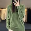 Women Knitted Hoodie Sweater MODERN NEW SAGA Winter Knitted Pullover Sweatshirt Autumn Soft Warm Wool Sweaters Female Jumper Knit Top