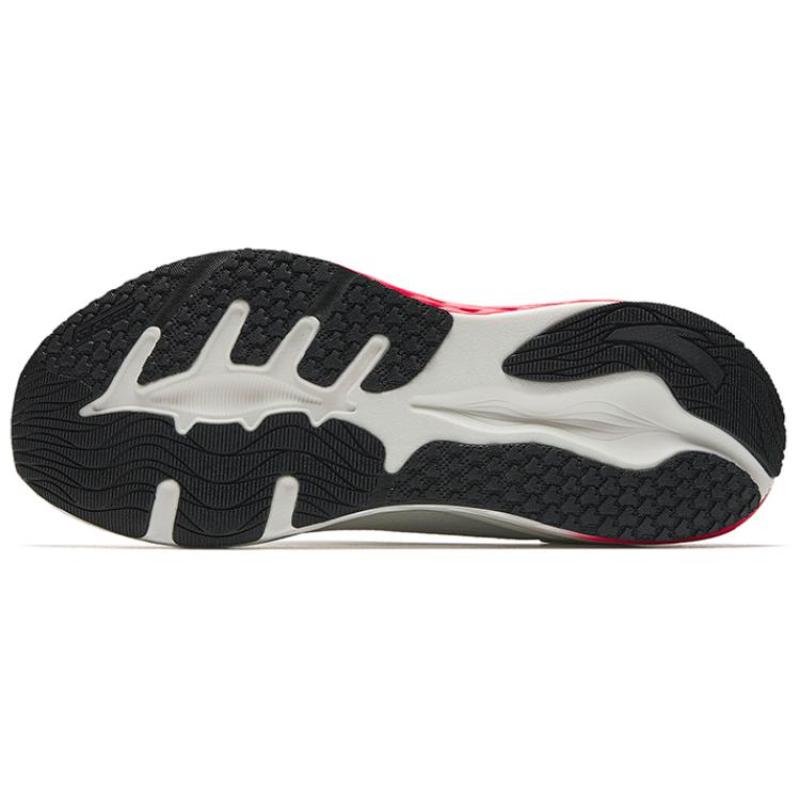 Anta Pg7 Textile, Rubber Abrasion Resistant Low Top Long Distance Running Shoes Men's White Blue Red Sneakers