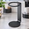 Black Metal Coffee Machine Stand Compact Freestanding with
