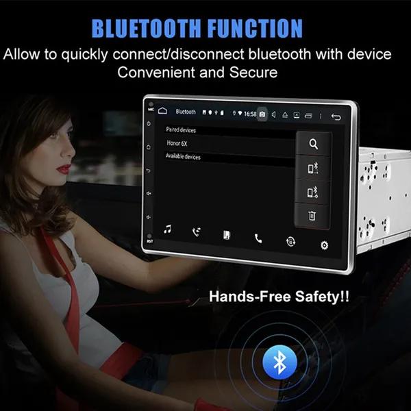Universal Android 10.1 2Din Car Stereo Autoradio Car Doble Din BT FM Android Radio GPS Navi WiFi Touch Screen Multimedia 10.1" Touch Head Unit in-Dash
