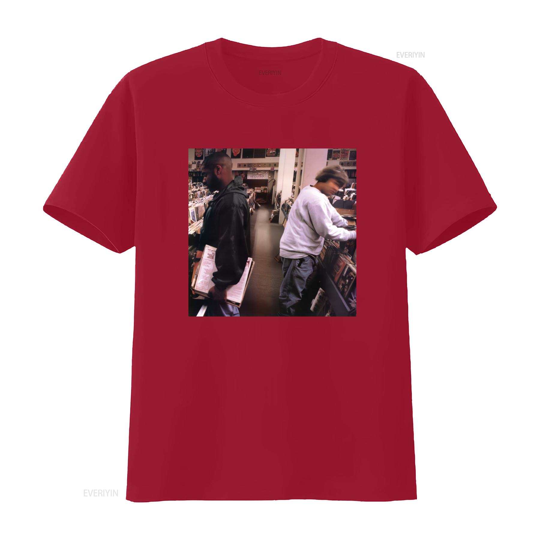 

DJ Shadow T Shirt Endtroducing Trip Hip Hop Electronic Music Inspired Top vintage Washed Soft designer clothes Versatile Unisex S