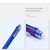 3pcs with Mechanical Pencil Multicolor Retractable Pen Clip-on Press Roller Ball Pen  Writing