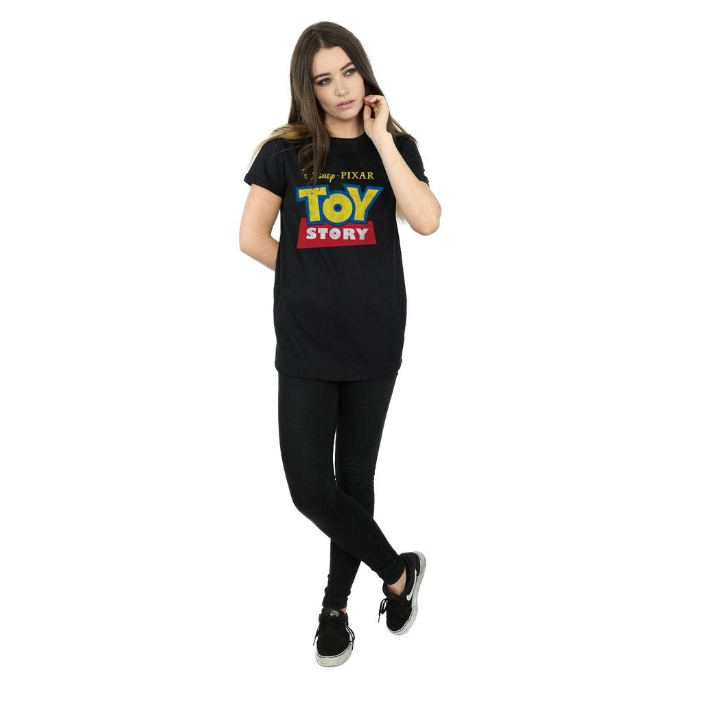 Toy Story Boyfriend-T-Shirt aus Baumwolle mit Logo für Damen