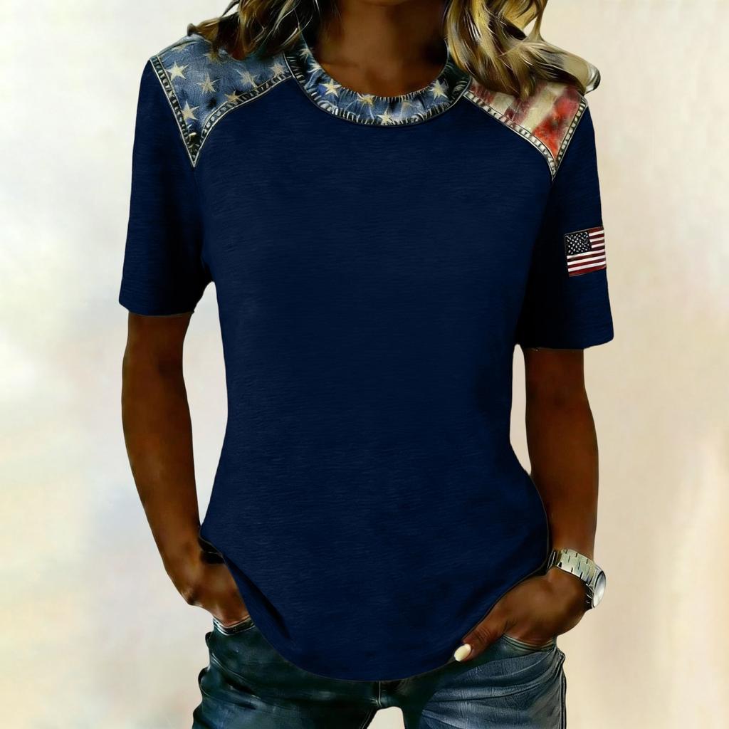 Women's Stylish Casual Star-printed Blouse