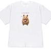 Versatile Korean Lucky Hamster Short-sleeved Printed T-shirt Tops Women Cute Kawaii Hamster Meme Graphic Casual Streetwear Y2k