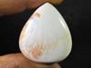 58Cts. Pink Scolocite Pear Healing Crystal Cabochon Loose Gemstone 31X35X8MM SK-2457