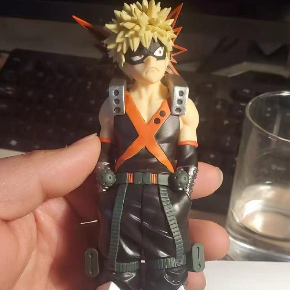 בנדאי 17 ס"מ אנימה My Hero Academia איזוקו מידוריה וקאטסוקי בקוגו סט דמויות אקשן דגם PVC אספנות צעצוע למעריצים מתנה