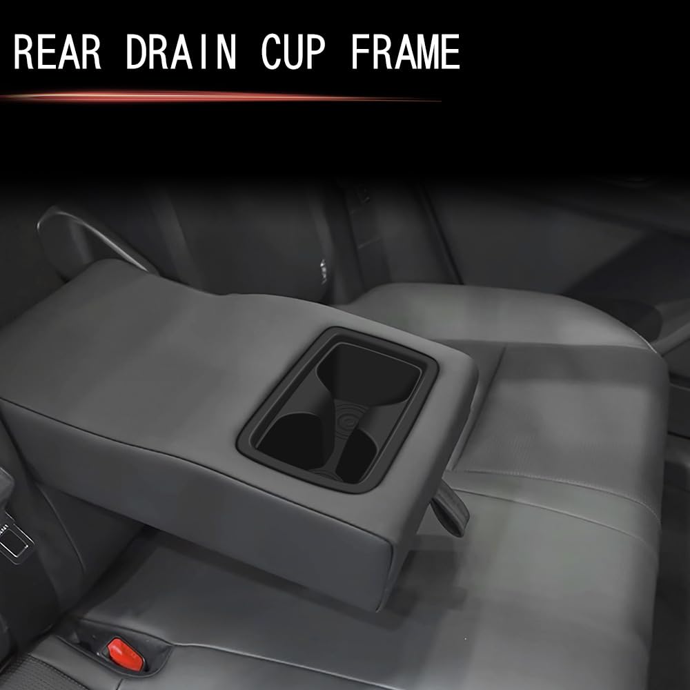 For the new RAV4 XA60 2nd row seat drink holder 2nd row storage washable silicone interior easy RAV4 2026 cover, tray, scratch-resistant,