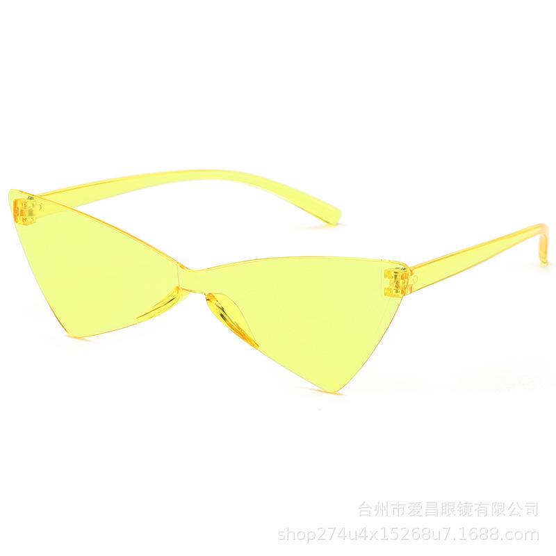 Personality Butterfly Frame Sunglasses Trendy Street-Style Candy-Colored European and American Cross-Border Glasses KJ135
