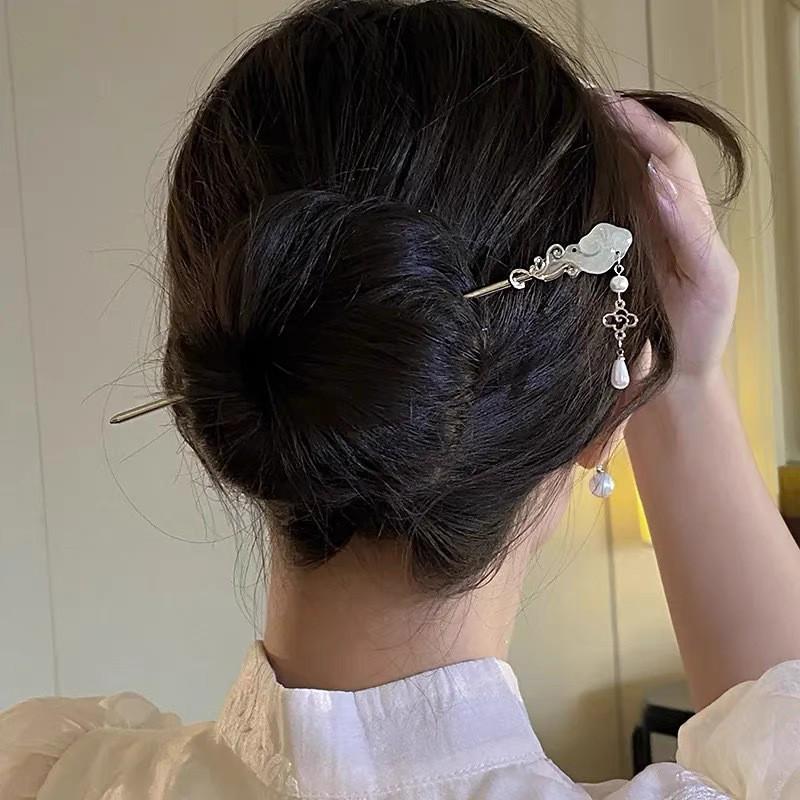 

Коллекция заколок для волос в древнем стиле: Элегантные прически вверх аксессуары для ханьфу для женщин