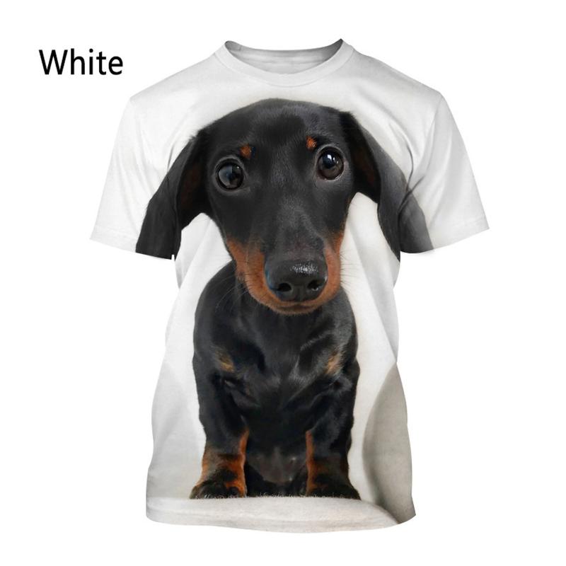ETST 26 Nieuw Mode Dashond 3D Geprint T-shirt Heren en Dames Casual Korte Mouwen T-shirt grafische t-shirts herenkleding 2XL