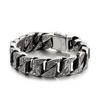 Creative Titanium Steel Casting Jewelry, Exaggerated Personality Retro Pattern Stainless Steel Bracelet Men