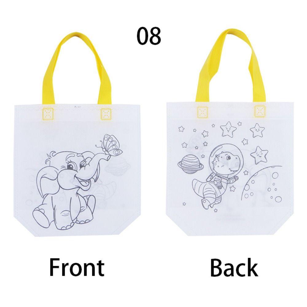 DIY Non-woven Graffiti Bag Double-Sided Early Childhood Education Painting Toys  Children