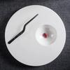 Ceramic Round Tableware Western Restaurant Molecular Gourmet High-end Plate Kitchen Fruit Salad Plate Tableware