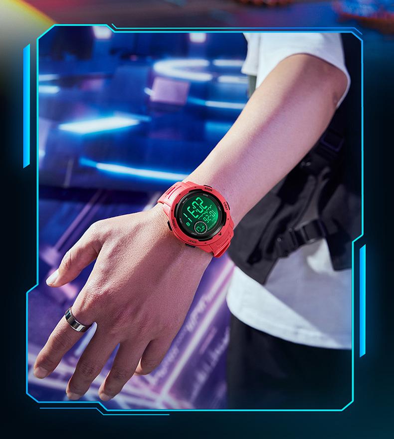 Sanda Electronic Fashion Sports Watch: Multifunctional, Stylish, Unisex, Single Display