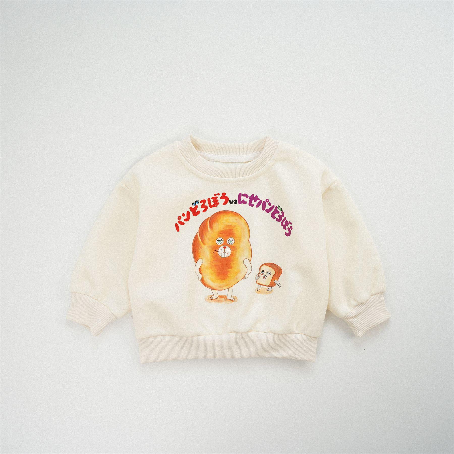 

Autumn 2025 New Style Pure Cotton Children s Hoodie - Japanese Cartoon Design, Loose Fit, Unisex for Spring/Autumn 130 cm
