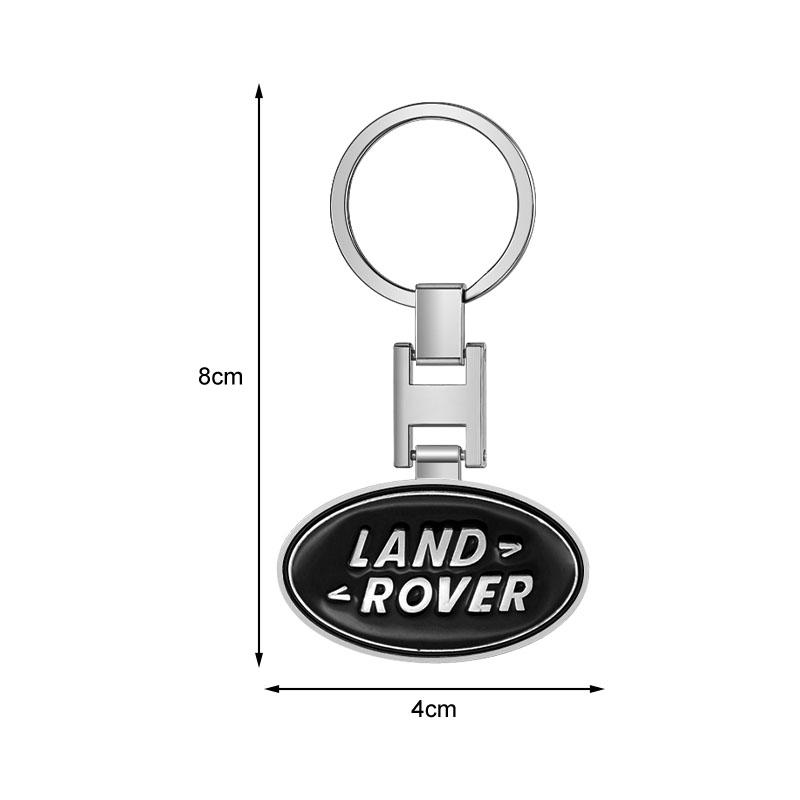 Auto Schlüsselanhänger Auto Emblem Geschenk mit Schlüsselring Autozubehör für Land Rover SVR Emblem Freelander 3 SVR L320 L330 Defender Range Rover Evoque