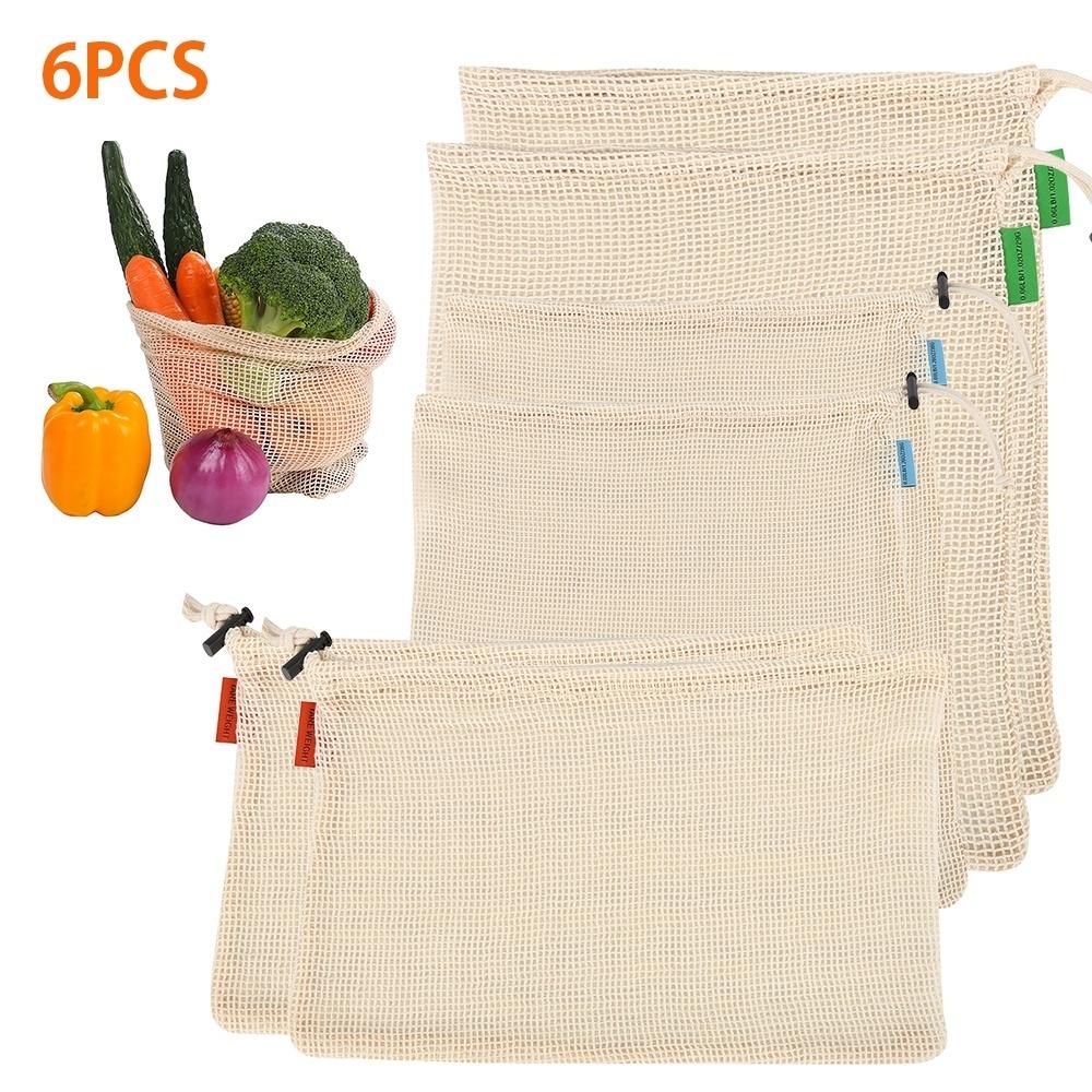drawstring vegetable bags