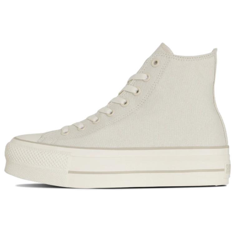 Converse ALL STAR LIFTED Abrasion Resistant High top Canvas Shoes Women's Ecru 31311720
