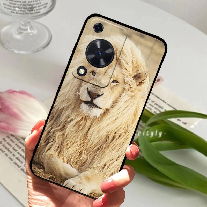 For Huawei Nova Y72S Y72 4G Case Cool Wolf Lion Silicone Back Cover For Huawei Nova Y63 Fundas NovaY72 Soft Shockproof Shell