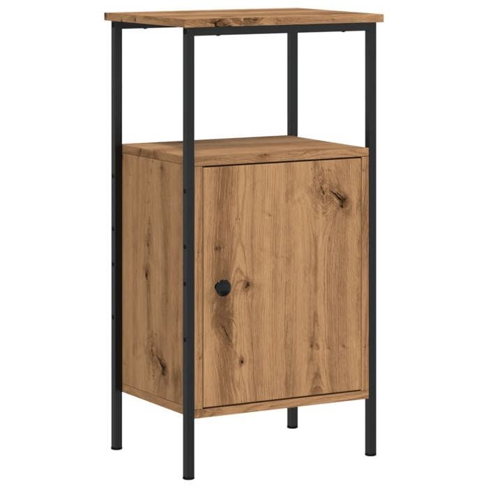 VidaXL Table de chevet chêne artisanal 41x31x80 cm bois d'ingénierie, table d'appoint, armoire de lit, table d'appoint pour 857248