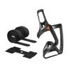 Granite Oaks Aux Sykkelflaskeholder med Stroppesett Karbon Praktisk Sidelasting E+ E+ - Fiber,