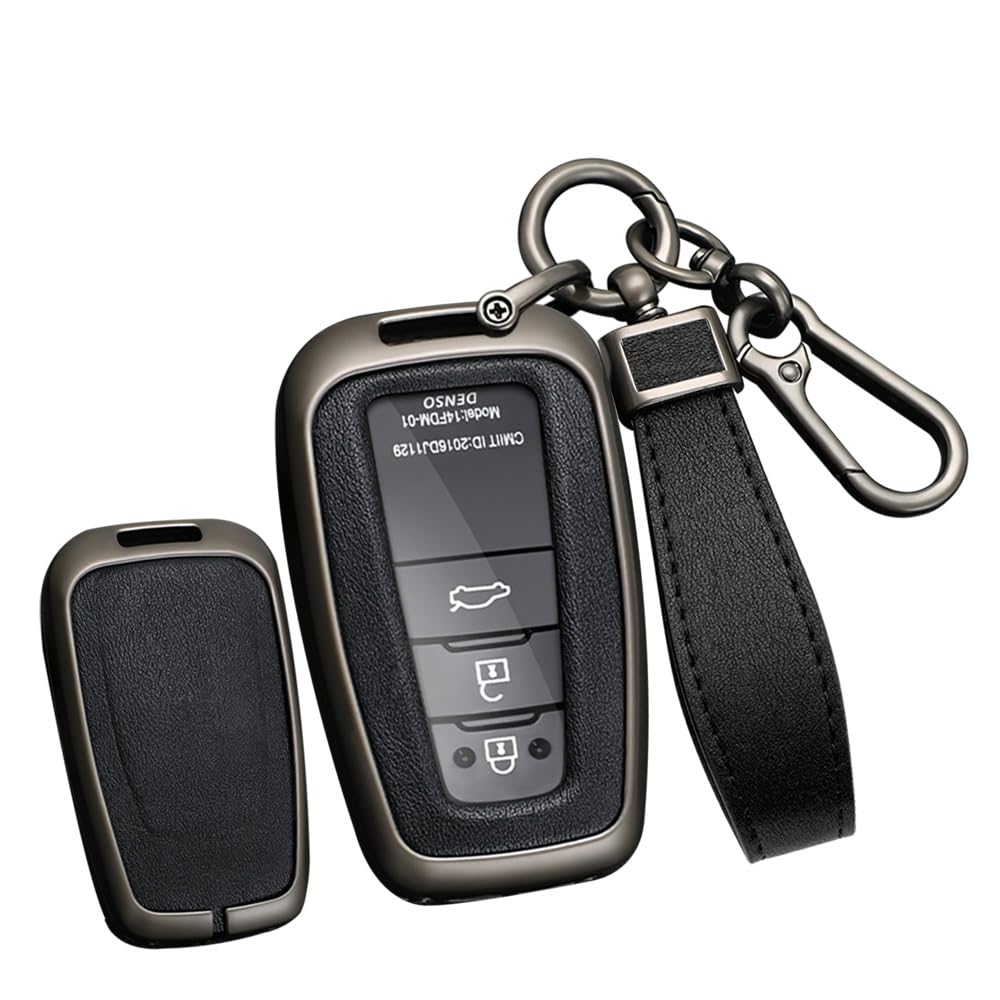 [TECART] Toyota Dedicated Key Case, Key Cover, Key Holder, Compatible with Toyota Corolla Cross,