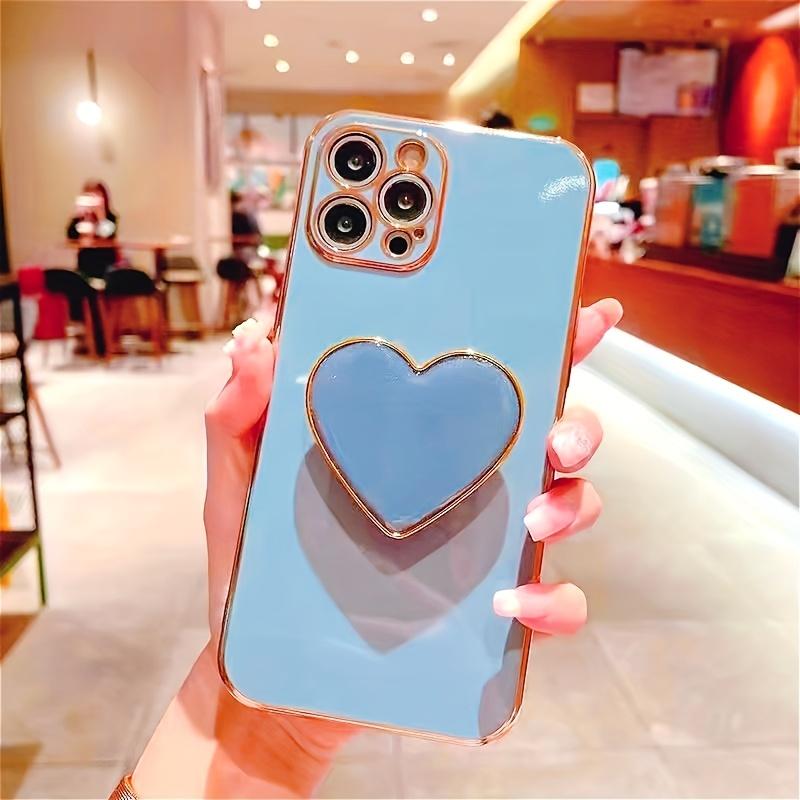 

Luxury Heart-shaped Phone Grip Holder - Suitable for All Models, Reusable, Anti Drop, Holiday Gift