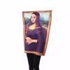Halloween Costumes Funny Spoof Mona Lisa Cartoon Mural Costumes Campus Events Party Costumes