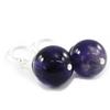 Les Trésors De Lily [H6513] - Silver 'Eva' Amethyst Earrings
