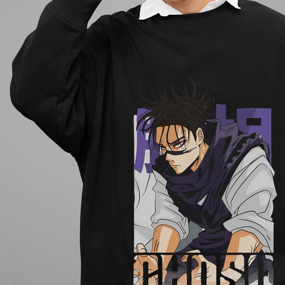 

Jujutsu Kaisen Sweatshirt Choso Sweater JJK Anime Pullover Gojo Satoru Sukuna L