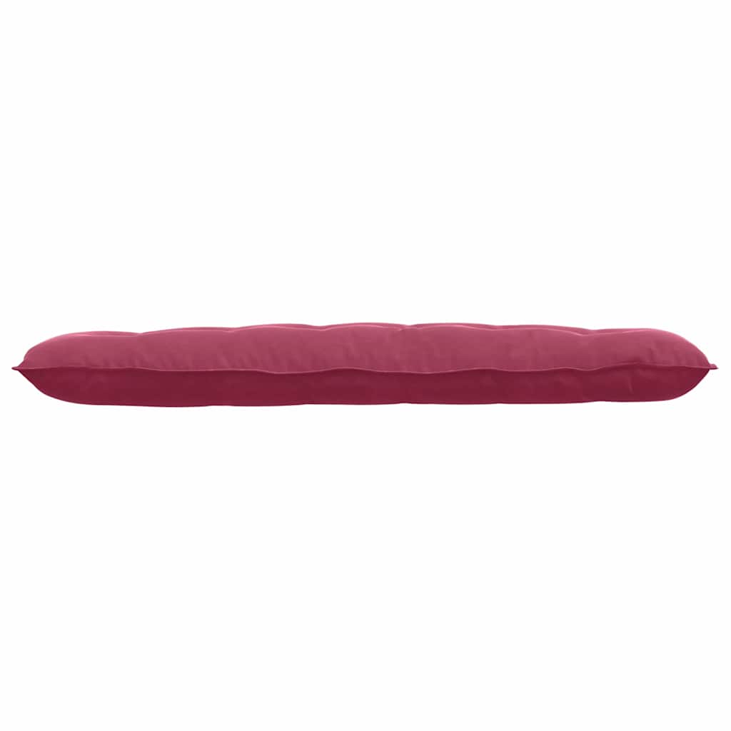 Back Cushion Burgundy 160 x 50 cm Cord Fabric