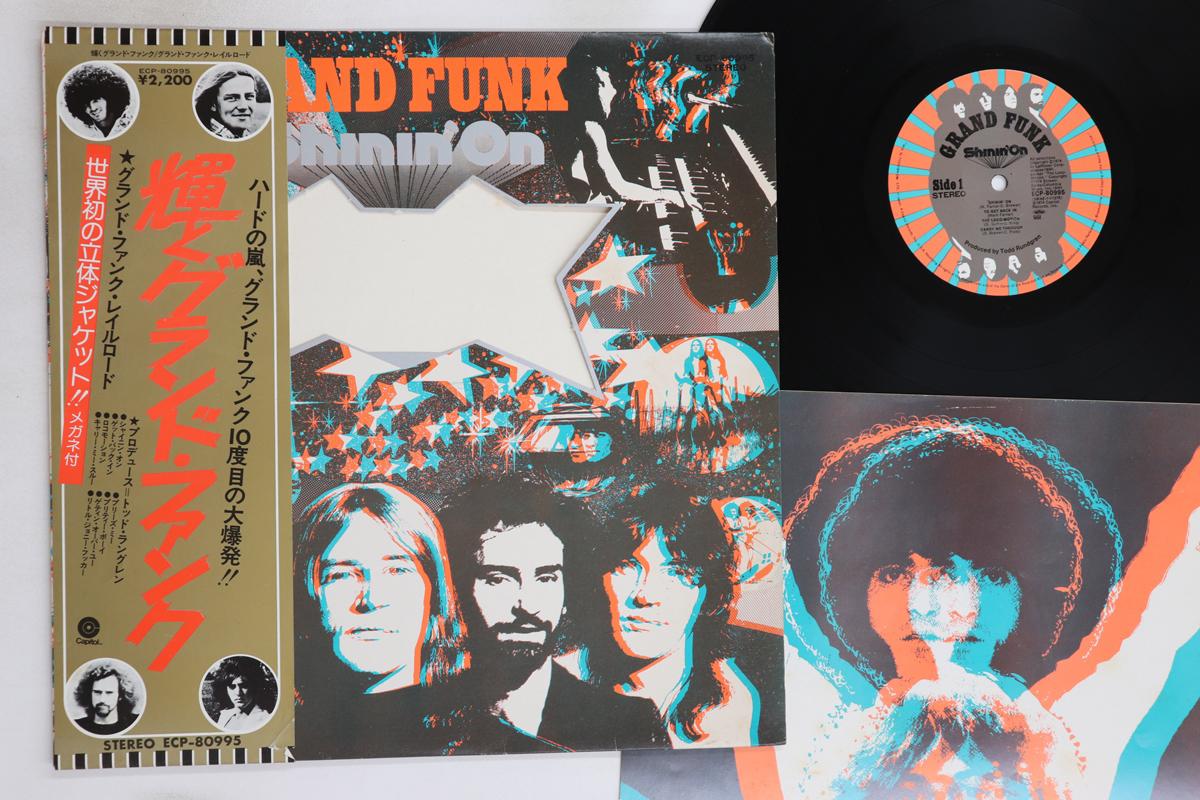 

LP Record GRAND FUNK - Shinin On ECP80995 CAPITOL 1974 Japan Obi Rock Used