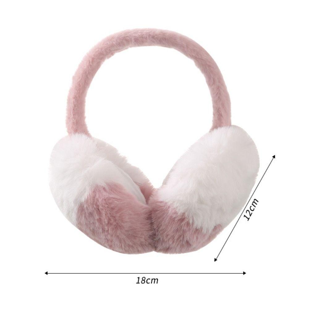 Soft Plush Ear Warmer Plush Material Ear Cover Fashion Ear Muffs  Cold Weather