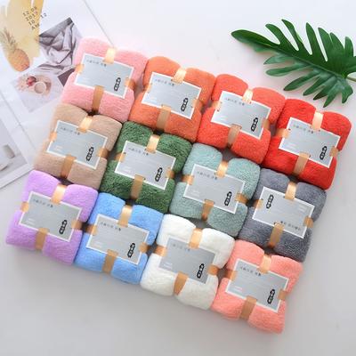 Juego de 1/5 Piezas de Toallas de Baño Súper Suaves Altamente Absorbentes de Secado Rápido de Terciopelo de Coral para Adultos Uso en Hotel y Spa