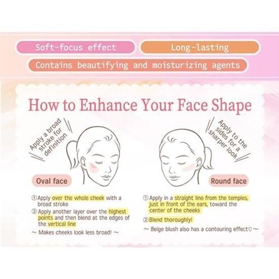 Canmake Powder Glow Fleur Cheeks 03 Fairy Orange 6.3g