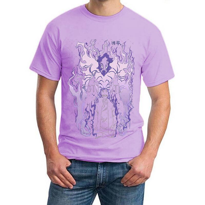 Solo Leveling Anime T-shirt Men Women Harajuku Manga Sung Jin Woo Gothic T Shirt Short Sleeve Crewneck Unisex Streetwear