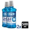 Apă de gură Oral-B Pro-Expert Protecție Profesională 500ml Set 2 bucăți