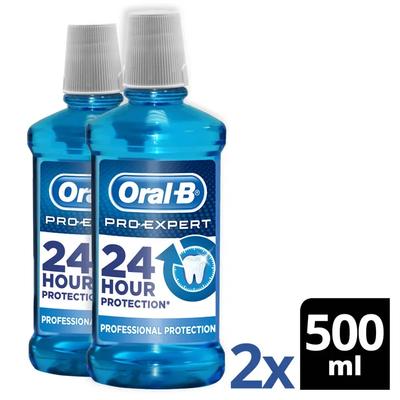 Oral-B Pro-Expert Ústní voda Professional Protection 500ml Sada 2 kusy