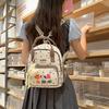 Schoolbag high-value backpack cute girl large-capacity leisure bag travel convenient for college students shoulder messenger bag