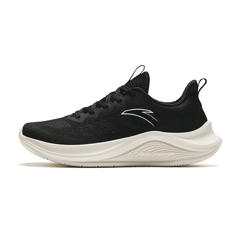 Anta Versatile Cushioning Abrasion Resistant Breathable Lightweight Low top Running Shoes Women's Black 922425509-4