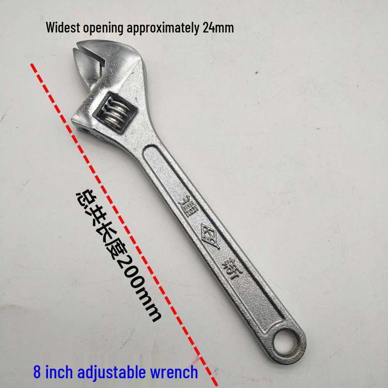 Nastavitelný klíč více velikostí: 8", 10", 12", 15" Otevřený multifunkční nástroj