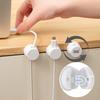 6Pcs Rotatable Cord Holder Adhesive Home Office Nightstand Desk Cable Organizer Magnetic Wire Management Clip Charging Cord Keeper