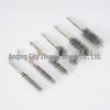 Hexagonal Pipe Cleaning Brush - 304 Stainless Steel & Copper Wire, Rust Removal for Drills, Inner Hole & Test Tube Cleaner.