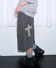 Isjabaibeu Cross Pocket Bermuda Pants - Charcoal