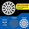 Round Drain Cover Stainless Steel Drain Filter Durable Floor Drain Lid  Floor Drain Replacement