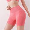 European-American Seamless High-Waist Yoga Shorts - Women's Peach Lift & Hip Tightening Fitness Shorts