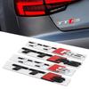 G4 3D ABS Logo Car Rear Trunk Emblem Sticker Decal Decoration for QQ3 TTS TTRS Logo Glossy Black/Silver Replacement Accrssories