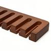 Wooden Belt Rack for Closet Wall Mount Sturdy Space Saving Tie and Belt Hanger Organizer Holder Holds 14 Belts